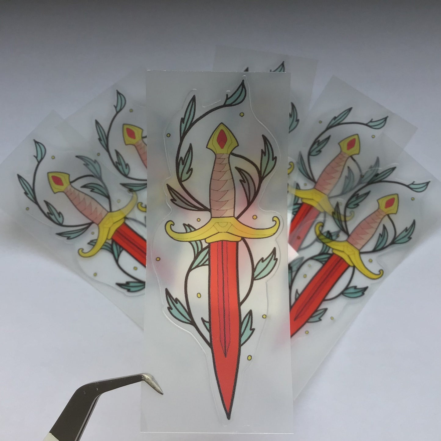Blut-Dolch Sticker