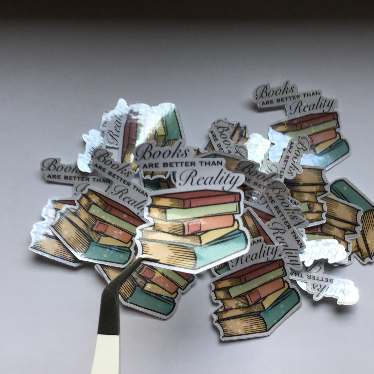 Books are better than Reality Sticker