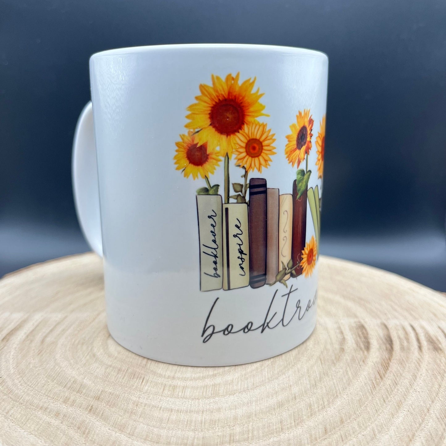 Booktrovert sunflower Mug | cute bookish mug |  Kaffee Tasse | Buchige Tasse