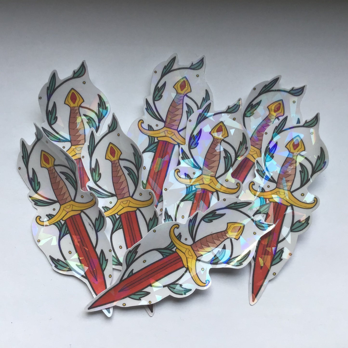 Blut-Dolch Sticker