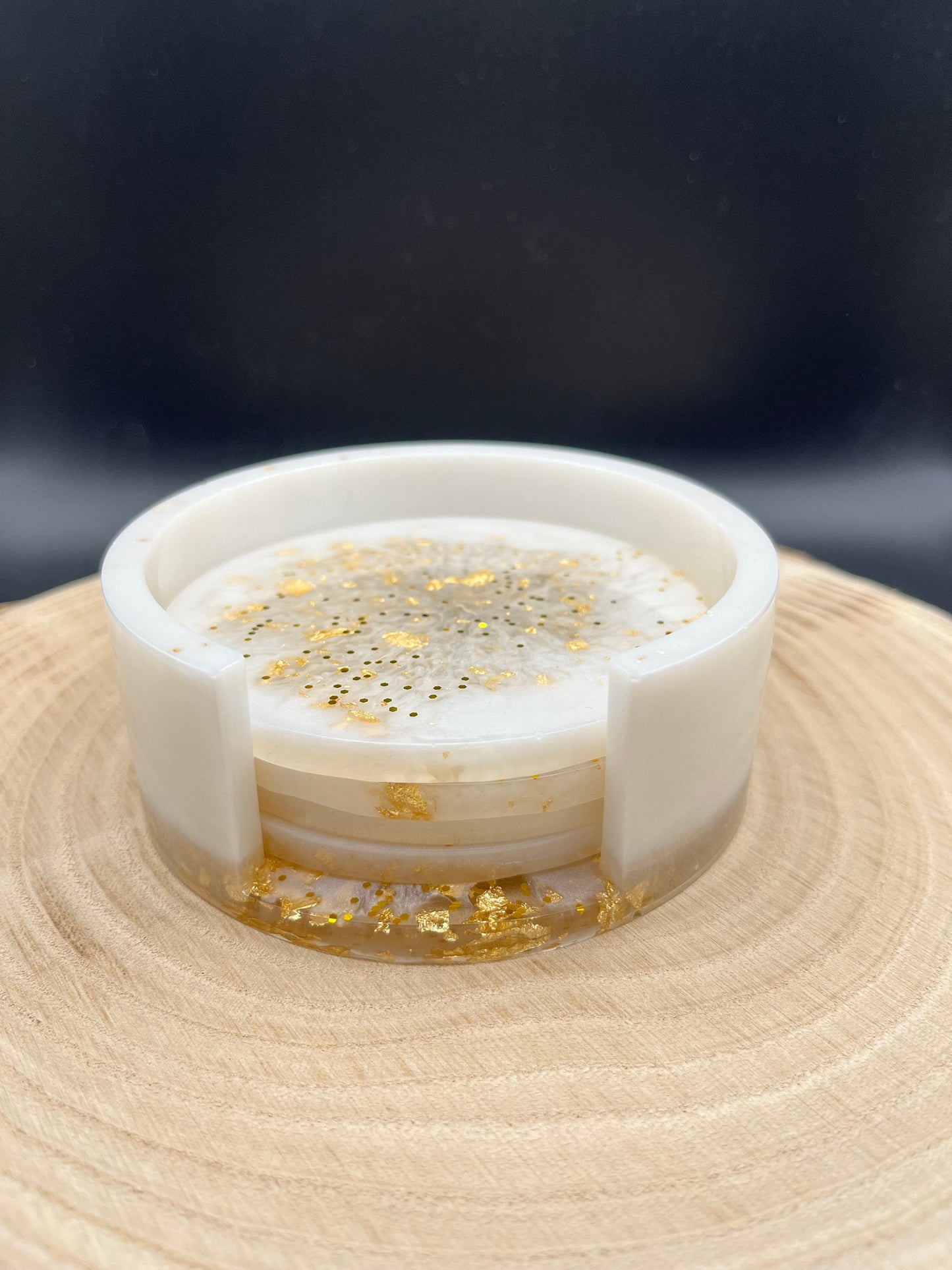 Untersetzer Set | 5-teiliges Set | Resin Untersetzer | Geschenk