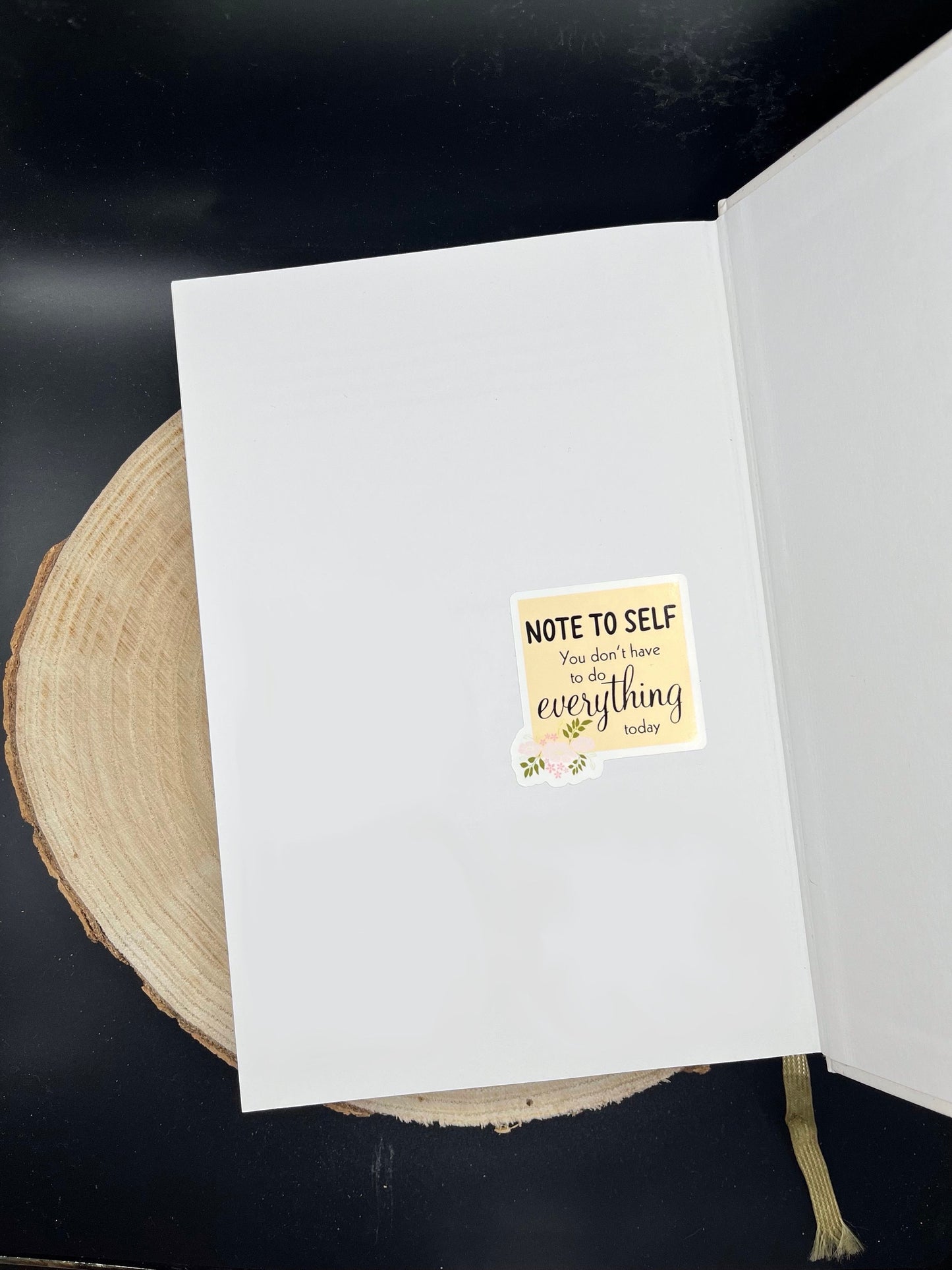 Note to Self - You don‘t habe to do everything today | Affirmation Sticker | Book Journaling Sticker