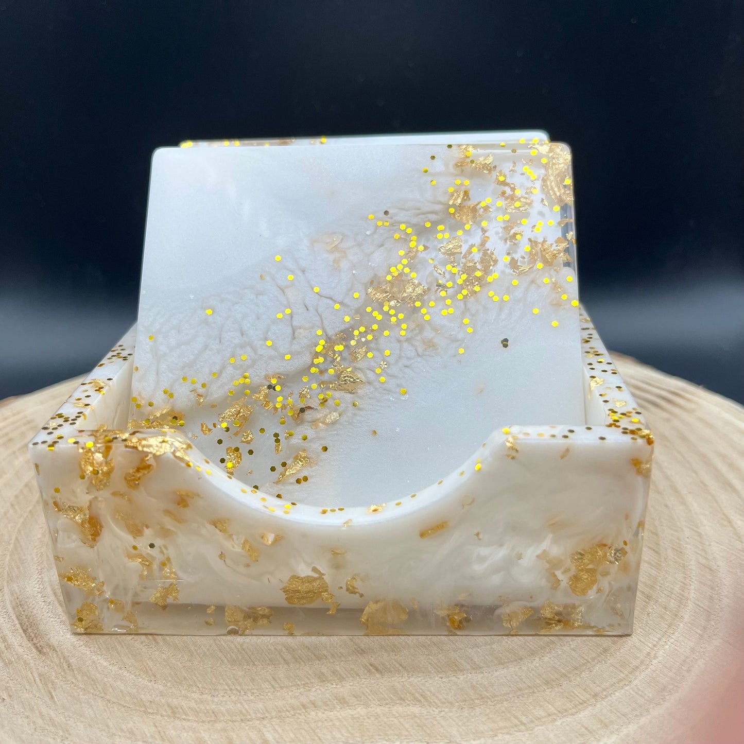 Untersetzer Set | 5/9-teiliges Set | Resin Untersetzer | Geschenk