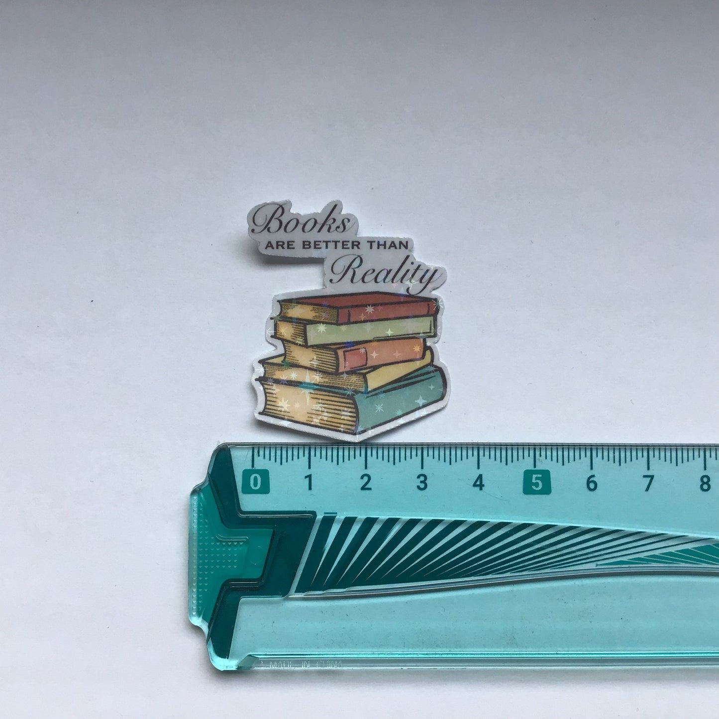 Books are better than Reality Sticker