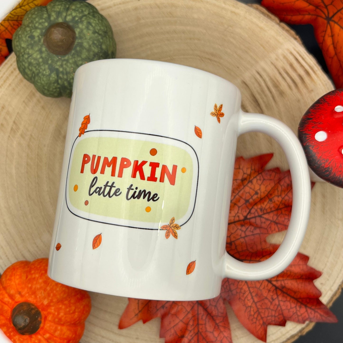 Pumpkin Latte Time Mug | cozy autumn mug |  Herbstliche Tasse | Geschenk