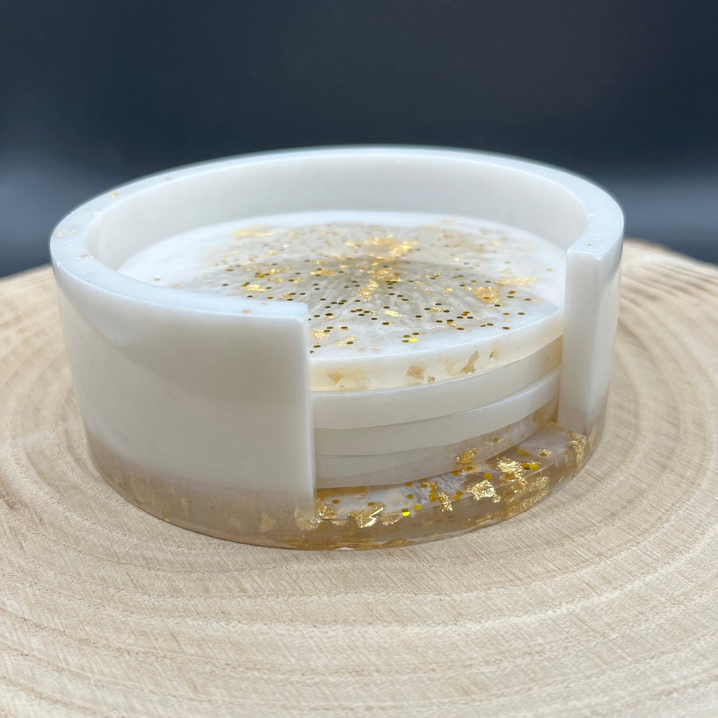 Untersetzer Set  | 5-teiliges Set | Resin Untersetzer | Geschenk