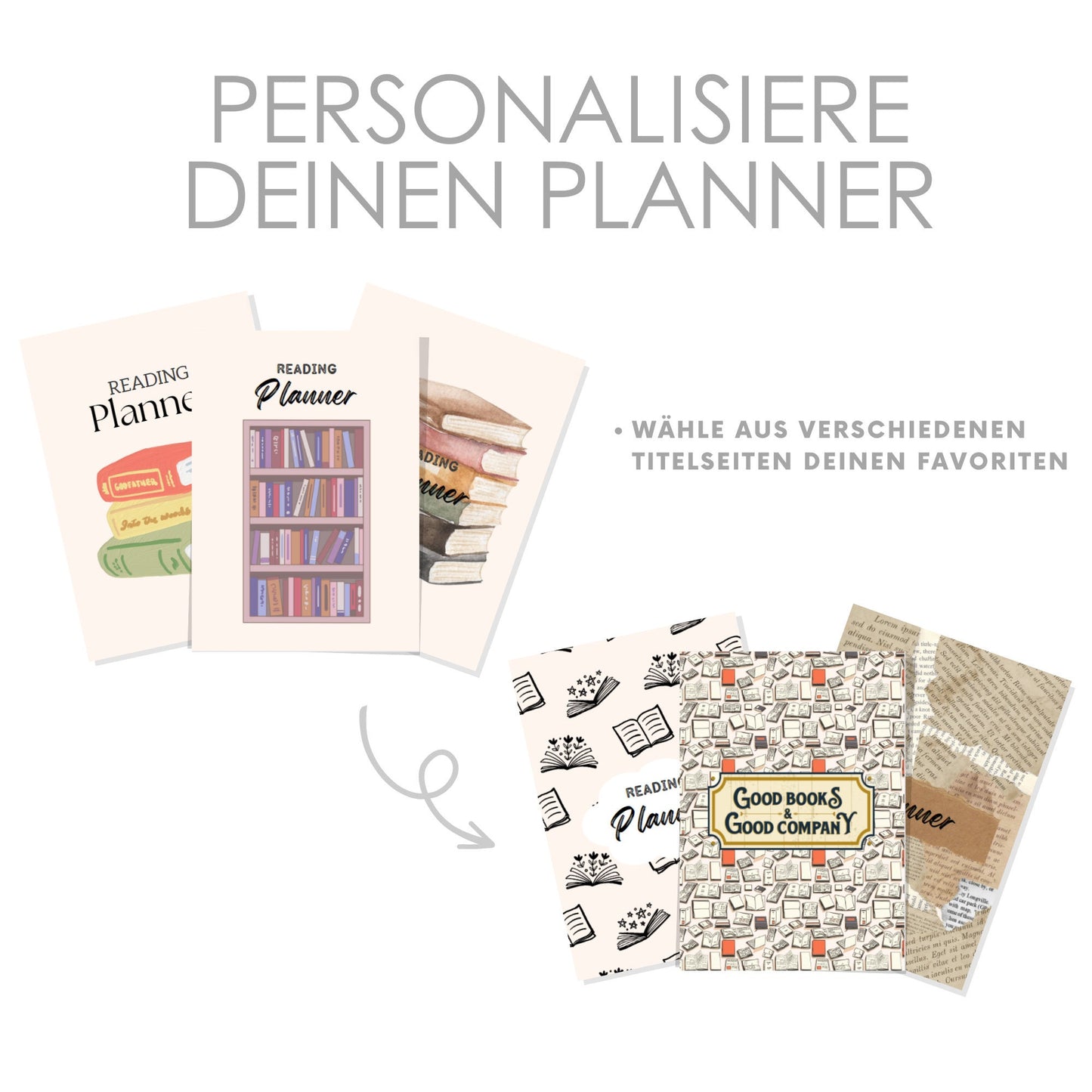 Digitales Lesetagebuch | Book Journal | GoodNotes Vorlage Lese Tracker
